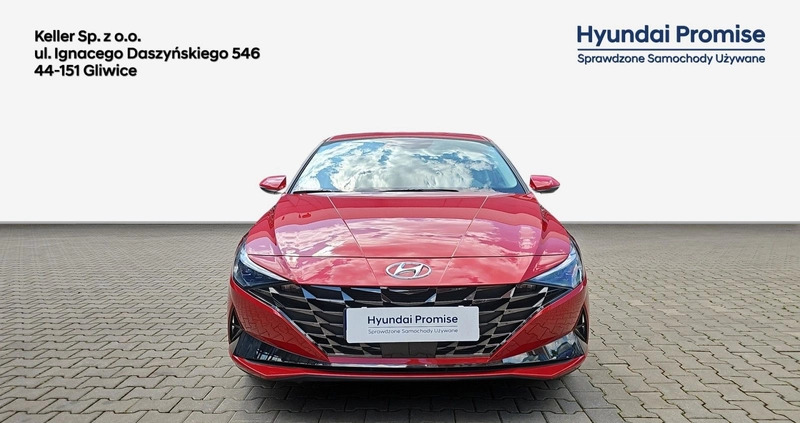 Hyundai Elantra cena 104900 przebieg: 2670, rok produkcji 2022 z Poniatowa małe 407